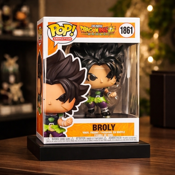 Funko Other - Funko Pop! Animation Broly #1861 Dragon Ball Super Vinyl Figure - Black & Green